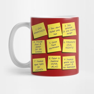 American Psycho: Virtue Signalling Notes Mug